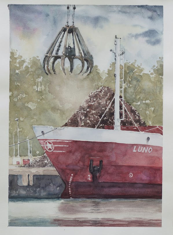 El Luno en el muelle del Quinto Centenario
