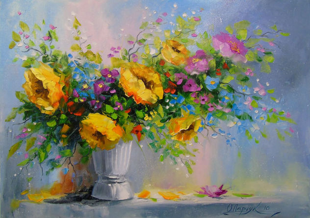 Ramo de flores amarillas