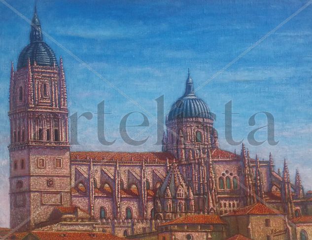 Catedral de Salamanca Oil Panel Others