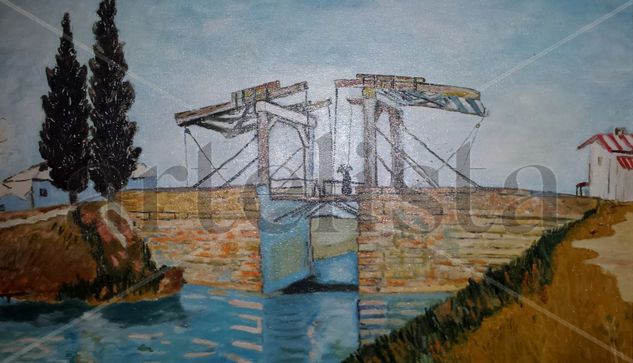 PUENTE DE LANGLOIS Oil Canvas Landscaping