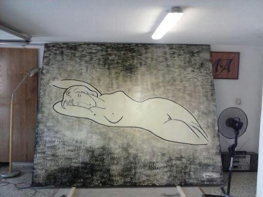 Desnudo Acrylic Panel Nude Paintings