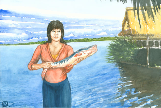 Doncella en Yarinacocha