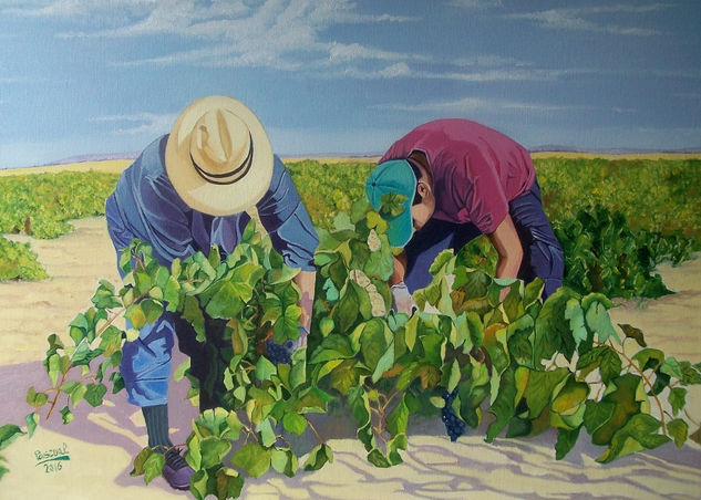 Los vendimiadores Oil Panel Landscaping