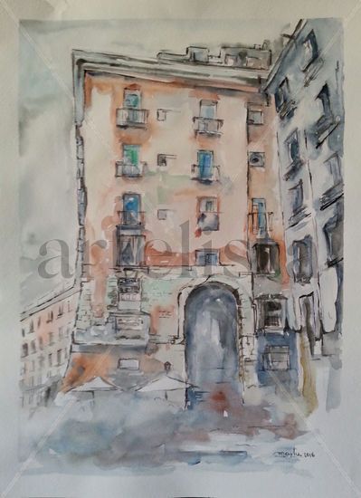 ARCO DE CUCHILLEROS, MADRID Watercolour Paper Others