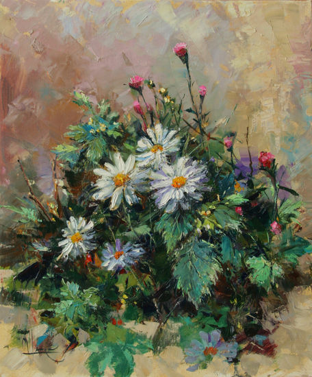 flores3 Oil Canvas Floral Painting