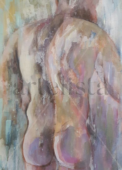 Desnudo bajo la ducha