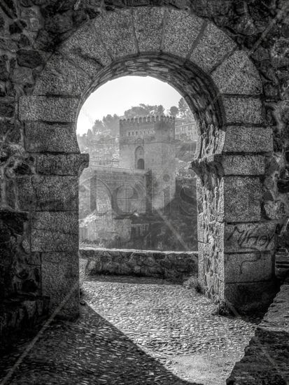 Arco de herradura Architecture and Interiorism Black and White (Digital)