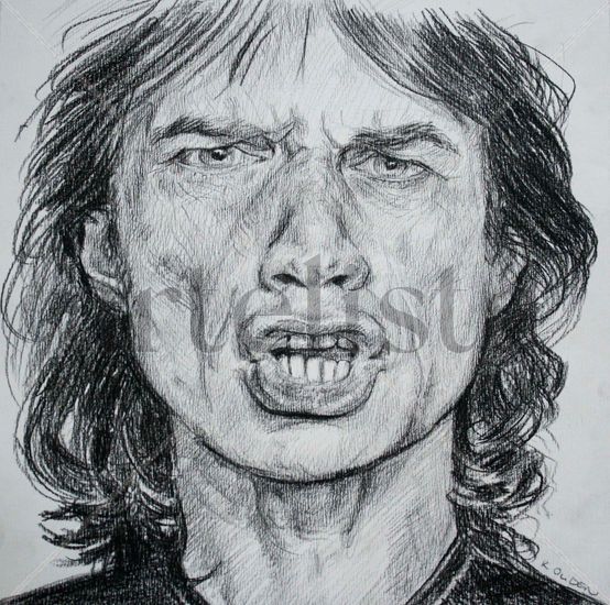 Mick Jagger Graphite