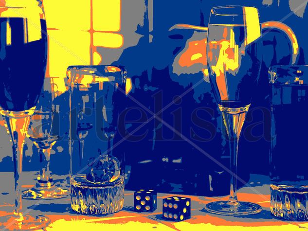 la copa Acrylic Paper Still Life Paintings