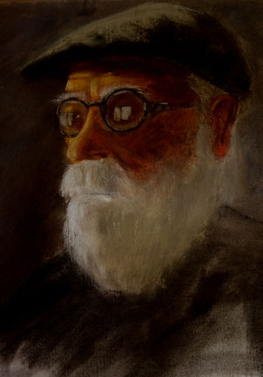 el abuelo Pastel Tabla Retrato