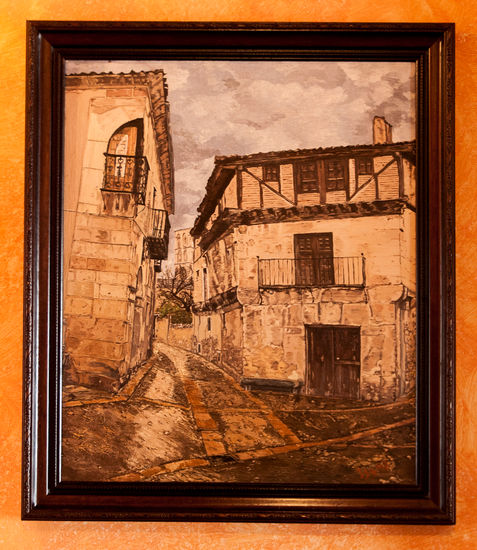 Pedraza ocre Oil Canvas Landscaping