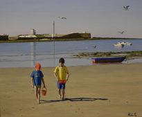 Niños en la caleta