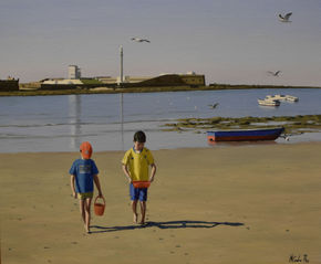 Niños en la caleta