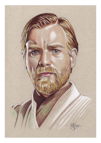 OBI WAN KENOBI (Ewan McGregor-Star Wars) Mixed Media