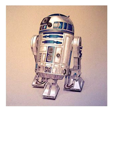 R2D2 (Star Wars) Mixed Media