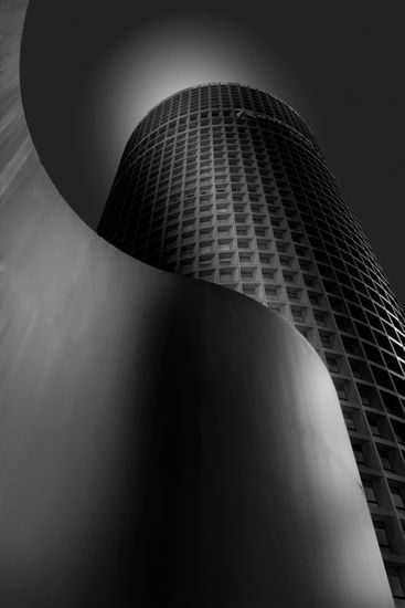 Torre Part-Dieu Architecture and Interiorism Black and White (Digital)