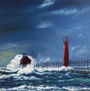 Tempestad sobre el faro