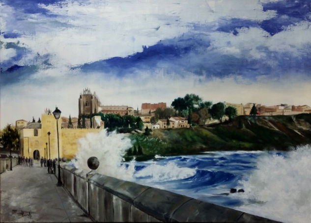 Paseo marítimo de San Martín Oil Canvas Landscaping