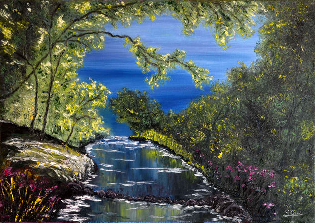 Rio Calera Oil Canvas Landscaping