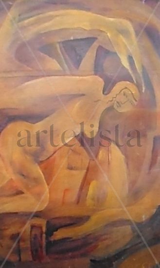 El vuelo Acrylic Panel Figure Painting