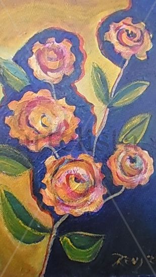 Ramos de flores para mujer enamorada Acrylic Panel Floral Painting