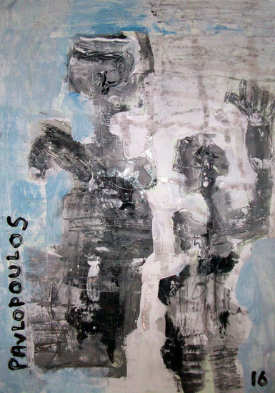 inquisition II Acrylic Paper Figure Painting