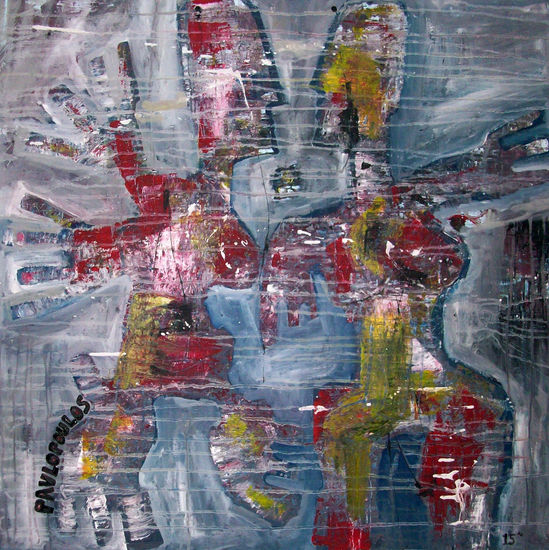 Together Forever Acrylic Canvas Figure Painting