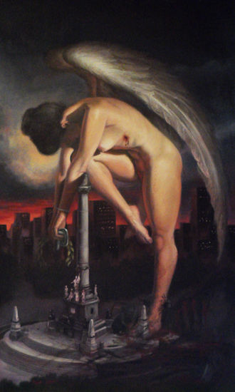 México Veinte-Catorce Oil Canvas Nude Paintings