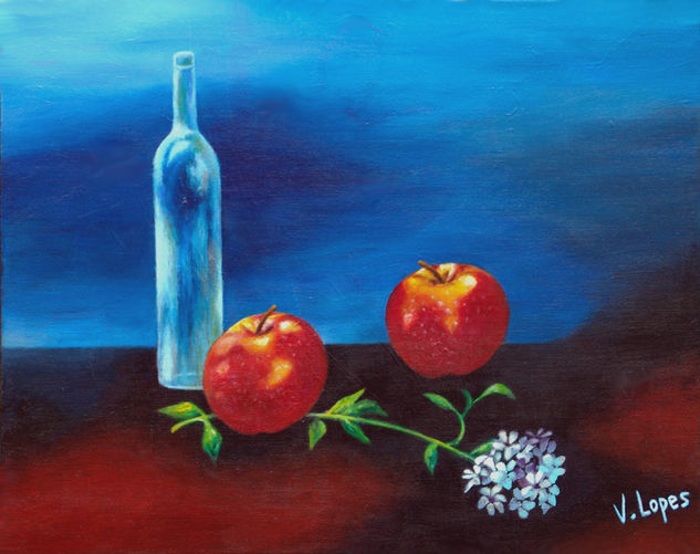 Les deux pommes (manzanas) Acrylic Canvas Others