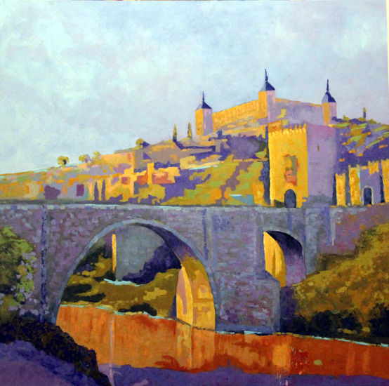 Toledo. Oil Panel Landscaping