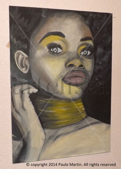 Afry Acrylic Canvas Portrait