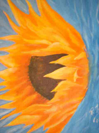 Girasol Acrylic Canvas Floral Painting