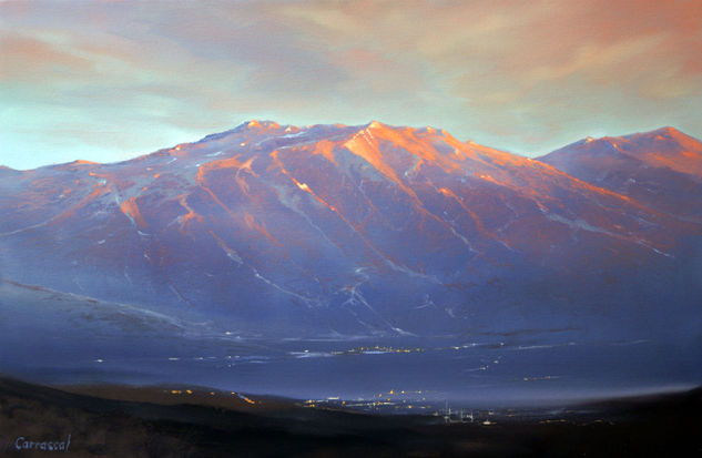 OCASO ALPINO Oil Canvas Landscaping