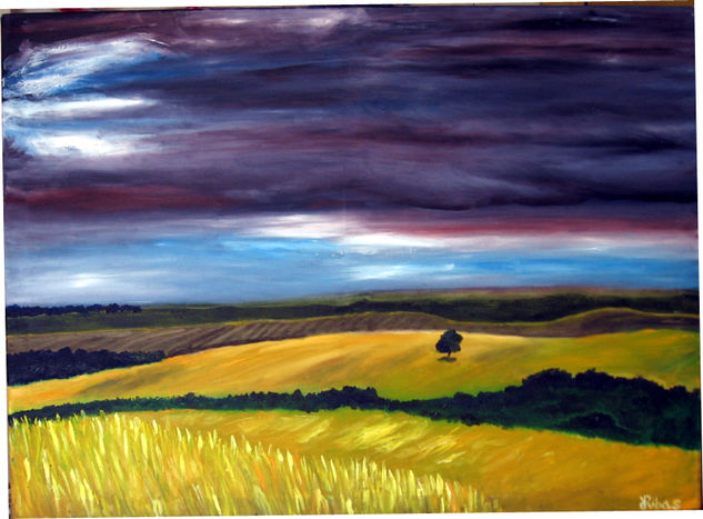 Encina Oil Canvas Landscaping