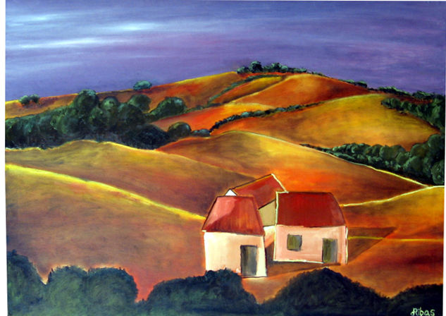 Casetas Oil Canvas Landscaping