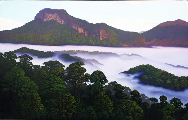 Niebla Oil Canvas Landscaping