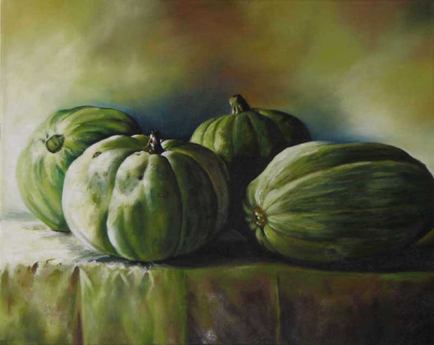 "Zapallos" Oil Canvas Still Life Paintings