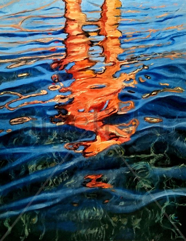 Reflejo en el mar.
