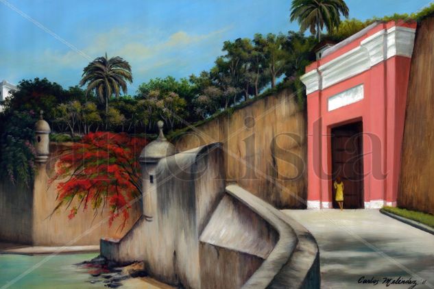 PUERTA DE SAN JUAN II Acrylic Canvas Landscaping