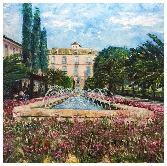 La Glorieta (Murcia) Oil Canvas Landscaping