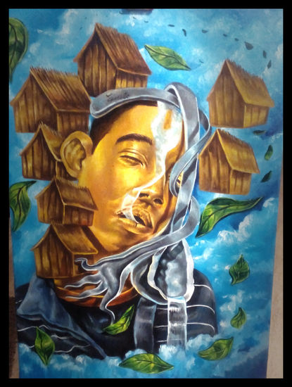 Mundo de ideas Oil Canvas Portrait