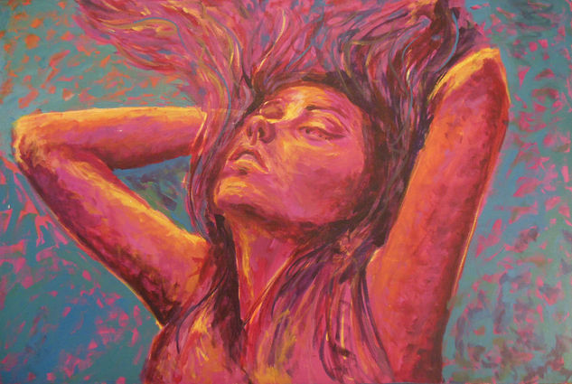 Color-Pasión Acrylic Canvas Portrait