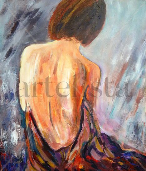 Intimo Acrylic Canvas Nude Paintings