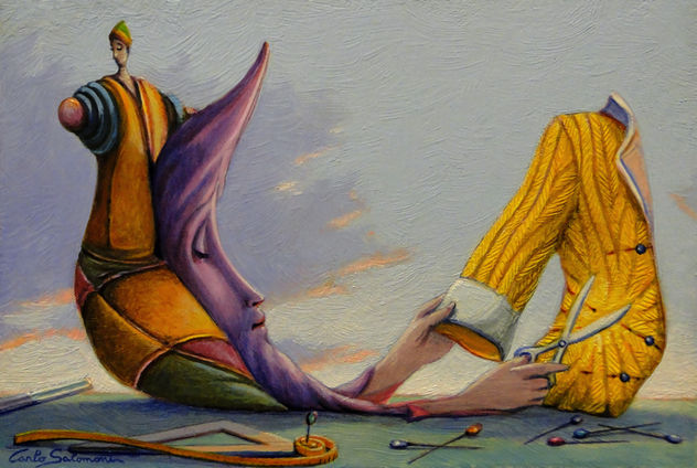 EN EL TALLER DE LA LUNA - (enmarcado)