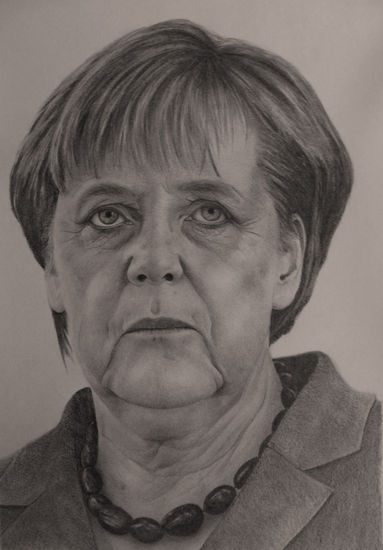 Angela Merkel Lápiz