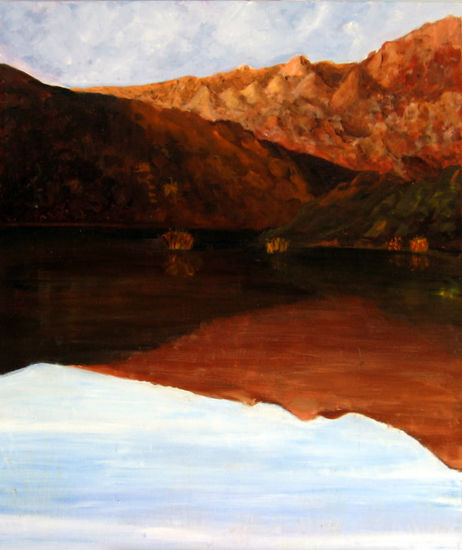 Embalse de Luna Oil Canvas Landscaping