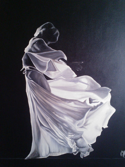 Transparencia Oil Canvas Figure Painting