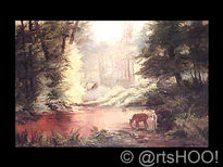 Laguna en el Bosque