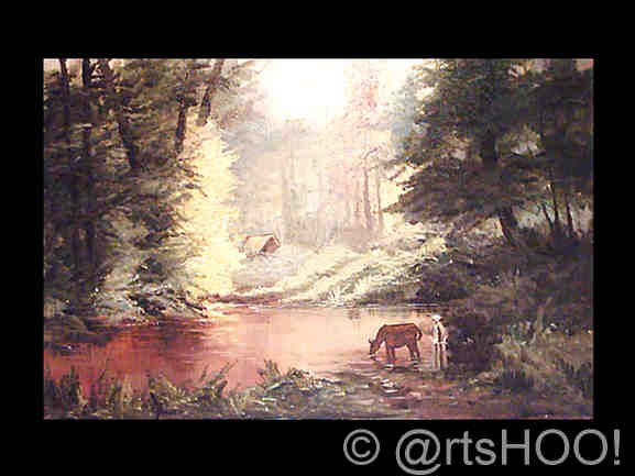 Laguna en el Bosque