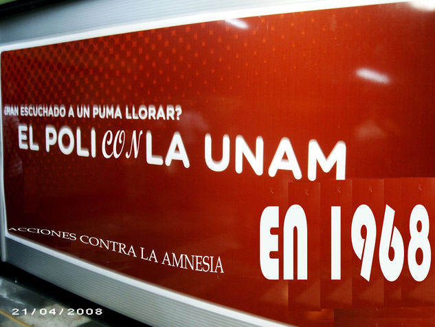 EL POLI CON LA UNAM 1968 B 